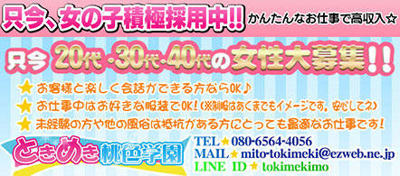 ときめき桃色学園 - 水戸・ひたちなかのピンクサロン求人情報