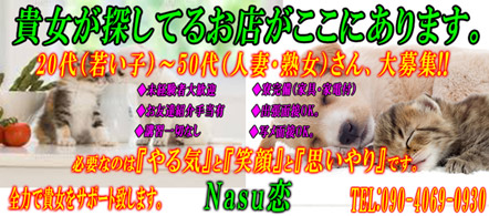 NASU恋 - 那須塩原のデリヘル求人情報