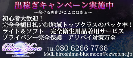 ブルームーン (Blue Moon) - 広島のソープランド求人情報