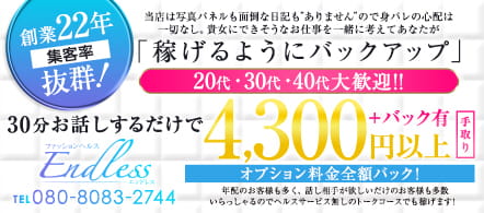 エンドレス - 金山のファッションヘルス求人情報