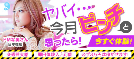 ドMな奥さん日本橋店 - 日本橋のホテルヘルス求人情報