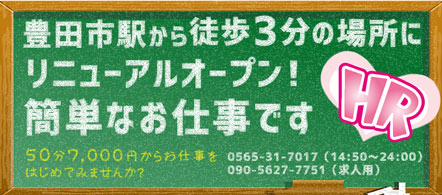 HR(ホームルーム) - 豊田のキャンパスパブ求人情報