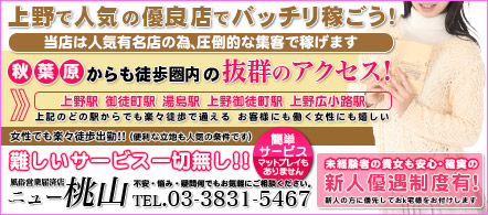 ニュー桃山 - 上野のソープランド求人情報