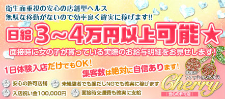 チェリー - 厚木の店舗型ヘルス求人情報