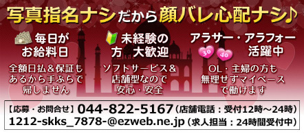 川崎溝口 アラビアンナイト - 武蔵小杉・溝の口のピンクサロン(ピンサロ)求人情報